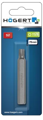 Zdjęcie produktu dla Końcówka wkrętakowa Högert T55 x 75 mm