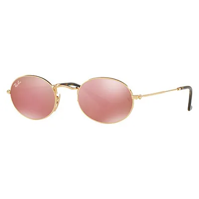 Produktbild von Ray-Ban OVAL, Erwachsener, Uni, Oval, Gold, Nicht-polarisierte Linse, Metall