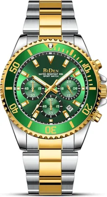 Image de Montre à quartz analogique pour homme avec bracelet en acier inoxydable BIDEN
