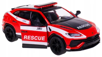 Produktbild von Kinsmart Lamborghini Urus Performante Feuerwehrmodell 1:40