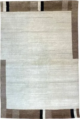 Produktbild von Teppich LORIBAFT TEPPICH HANDGEKNÜPFT | Farbe: Natur; Größe: 120x180 cm | strapazierfähig und leicht zu reinigen | Wohnzimmer | Schlafzimmer
