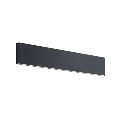Produktbild von Lindby LED-Wandlampe Ignazia, 47cm, schwarz, Metall, up/down