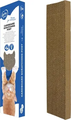 Immagine prodotto di DUVO+ Tappeto tiragraffi in cartone con erba gatta 50x13x6cm 1pc, 65116637
