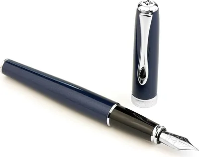 Produktbild von Füllhalter Diplomat Excellence A2 Midnight blue chrom , Stärke M