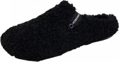 Produktbild von Verbenas YORK CURLY Hausschuh Schwarz