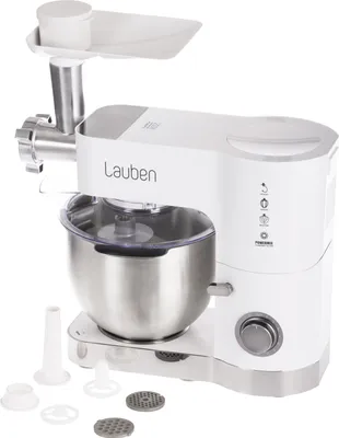 Produktbild von Lauben Küchenmaschine 5.5L 1200WT mit Zubehör weiß retail