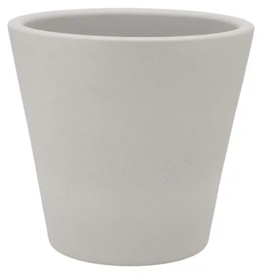 Produktbild von DK Design Blumentopf - Vinci - hellgrau matt - D22 x 24 cm