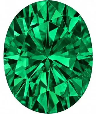 Smaragd lose, oval, 8x10 mm, 2,4 ct, AGL-zertifiziert