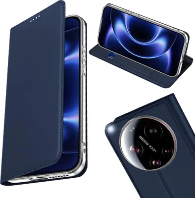Produktbild von Handyhülle mit Klappe für Xiaomi 17 Ultra, Dux Ducis Skin Pro, Blau