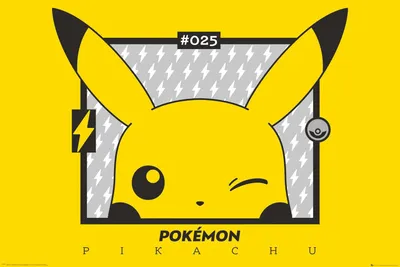 Produktbild von POKEMON - Poster Maxi 91cmx51cm - Pikachu Wink