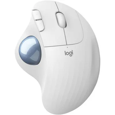 Produktbild von Logitech Ergo Series ERGO M575 for Business - Trackball - Für Rechtshänder - optisch - 5 Tasten - kabellos - Bluetooth - Logitech Logi Bolt USB-Receiver - Off-White