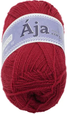 Zdjęcie produktu dla Przędza ÁJA – 50 g / 217 m – czerwona