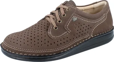 Obrázek produktu pro Finn Comfort, Baden, Dámské, Pánské, Uni, Šněrovací, Kávové, Hnědé, Kožené, - Dámské boty Pohodlné šněrovací boty, Hnědé