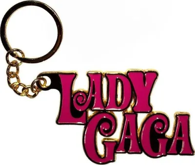 Produktbild von Lady Gaga Swirly Logo Schlüsselanhänger