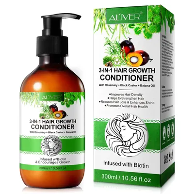 Obrázek produktu pro Aliver 3v1 kondicionér - rozmarýn + ricinový + batanový olej - 300 ml