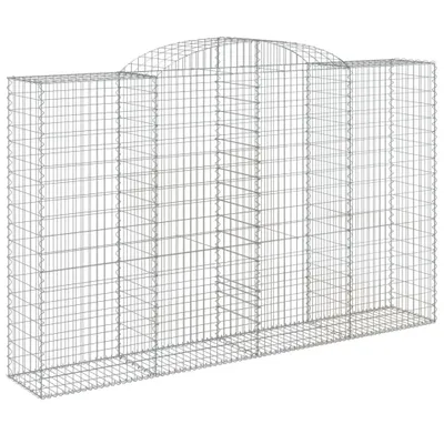 Obrázok produktu pre vidaXL Gabión s vysokým oblúkom 300x50x180/200 cm Pozinkované železo