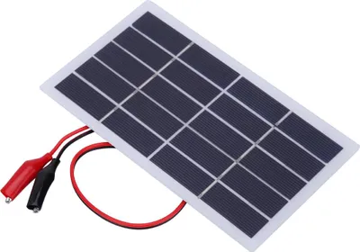 Immagine prodotto di 2 W 5 V silicio policristallino fai da te con pannello solare, leggero, con clip, 173 x 99 x 2 mm (2 W)