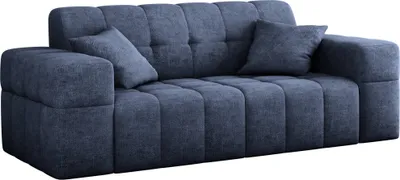 Image de Canapé 2 places , série NIMES, élégant, disponible en plusieurs couleurs, tissu Perfect Harmony bleu