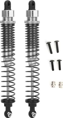 Zdjęcie produktu dla Amortyzatory tylne, aluminiowe, srebrne do modeli RC WLtoys K949 1:10, część zamienna K949-011
