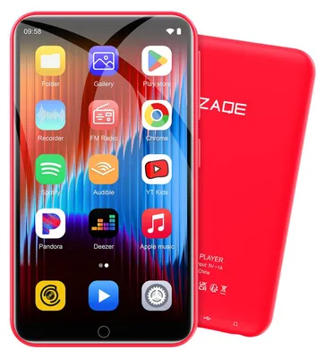 Zdjęcie produktu dla Odtwarzacz MP3 z Bluetooth i Wi-Fi, 4-calowy ekran dotykowy