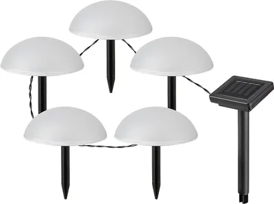 Produktbild von Rabalux TREPPIO, Außen-Bodenbeleuchtung, Schwarz, Weiß, Kunststoff, IP44, Garten, III
