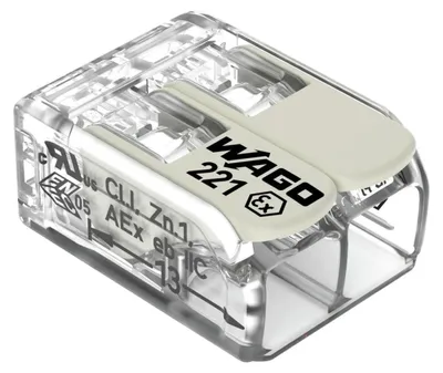 Verbindungsklemmen 221-682, 2 Leiter, bis 6 mm², 50 Stück