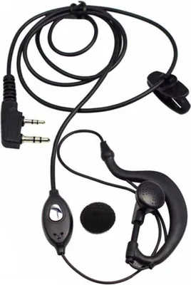 Immagine prodotto di Baofeng headset per ricetrasmittente – auricolare G-Shape con PTT 2-Pin