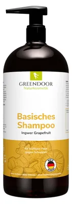 Produktbild von GREENDOOR Basisches Shampoo XL Ingwer Grapefruit