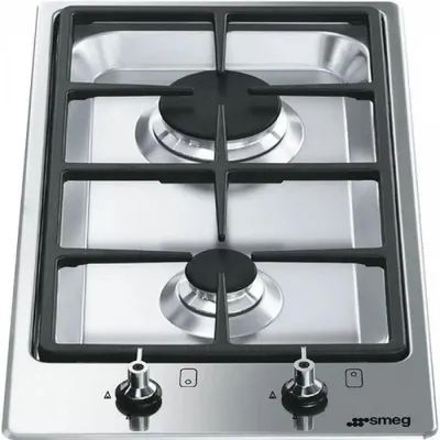 Obrázok produktu pre Smeg Classic PGF32G, Nerezová oceľ, Vstavaný, 30 cm, Plynový, Nerezová oceľ, 2 zone(s)