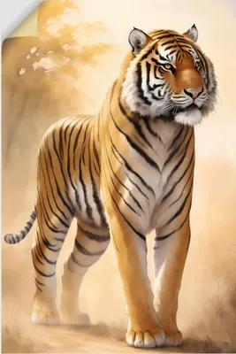 Produktbild von ARTland Wandbild, selbstklebend Tiger Größe: 40x60 cm