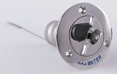 Produktbild von Talamex Deckaufsatz Mit Zylinderschloss 38 Mm Silber Silber One Size