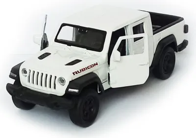 Produktbild von Jeep 2020 Gladiator FCA mit Rückzug Motor Metall Modellauto Modell Auto Spielzeugauto Kinder Geschenk 46 (Weiss)