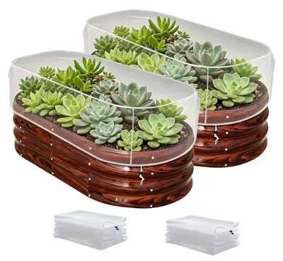Produktbild von Set mit 2 Vogelschutznetzen für Gartenbeete