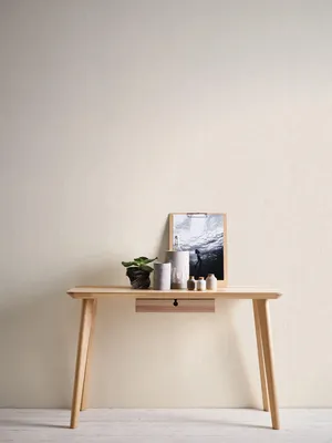 Produktbild von A.S. Creation | Uni Tapete | Vliestapete | Kollektion #Hygge | 385992 | Creme | 10.05 x 0.53 m | Einfarbig | Wohnzimmer | Flur | Büro | Küche | Wohnräume