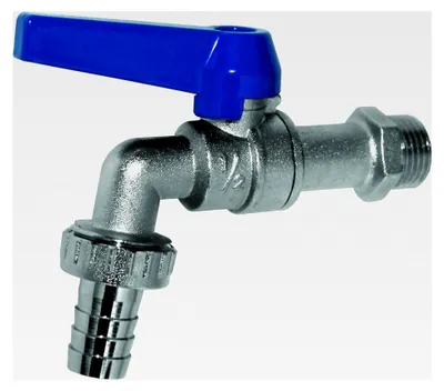 Produktbild von Auslaufventil aus Messing 3/4 Zoll Wasserhahn mit Schlauchanschluss