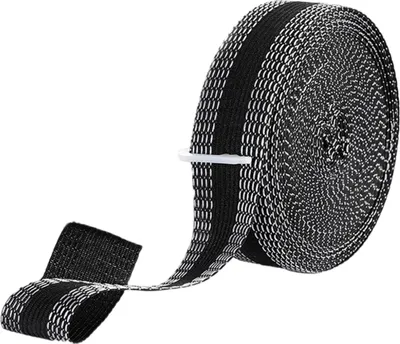Produktbild von Saumband Zum Aufbügeln Selbstklebende Bügelband, 1 Stück 8M Kleidung Aufbügeln Klebeband, Kein Nähen Erforderlich, Saumband zum Kleben für Hosen, Kleidung, Stoffe. Schwarz.