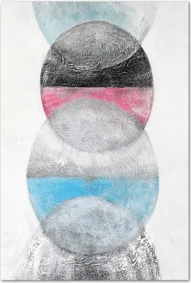 Image de Peintures à l'huile Abstraites Modernes Peinture à l'huile Tableau sur toile Véritable tableau artisanal