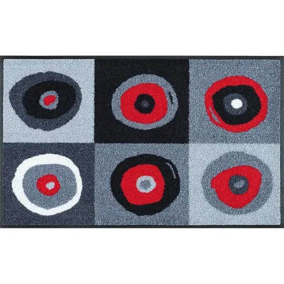 Produktbild von wash+dry Sergej grey, Dekorative Fußmatte, Drinnen, Rechteckig, Mehrfarbig, Abbildung, 500 mm