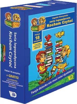 Produktbild von Kocham Czytac Pakiet 18 zeszytow (1-18) + Poradnik i kolorowanka