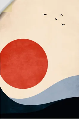Produktbild von ARTland Wandbild, selbstklebend Erinnerungen am See Größe: 20x30 cm