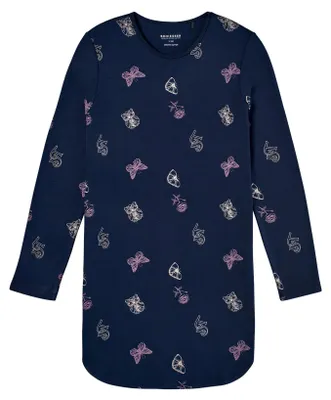 Produktbild von Schiesser Mädchen Nachthemd Nightwear - dunkelblau - Größe 140