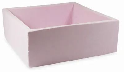 Immagine prodotto di Bacinella 110x110x40 Velvet Soft Rosa chiaro senza palline