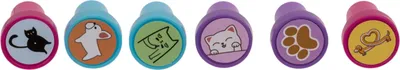 Produktbild von Hunde und Katzen Stempel - Motivstempel im 6er-Set
