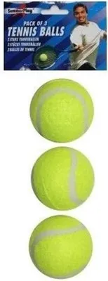 Produktbild von GEBRO Tennisbälle 3er Set, für Freizeit, Spiel und Spaß