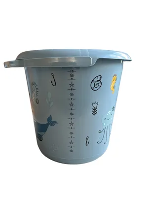 Produktbild von keeeper Eimer „sea-life“ Putzeimer mit integrierter Mess-Skala und ergonomischem Griff, 10 l, nordic-blue