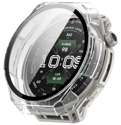 Obrázok produktu pre Puzdro na inteligentné hodinky + ochranné sklo 9H pre Amazfit Balance 3, priehľadné