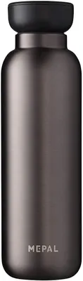 Produktbild von Mepal - Isolierflasche Ellipse - Doppelwandige Thermo Wasserflasche - Thermosflasche für Unterwegs - 12 Stunden heiß & 24 Stunden kalt - Edelstahl - 500 ml - Titanium