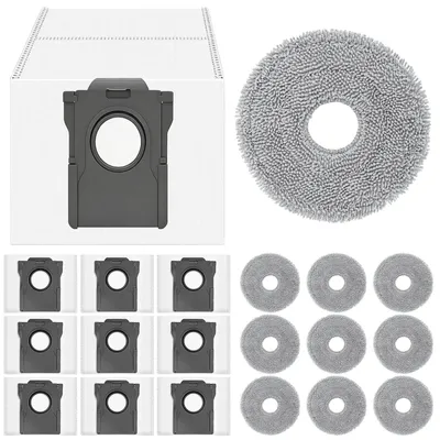 20-teiliges Wartungsset: 10 Tücher + 10 Staubbeutel für Dreame/Xiaomi
