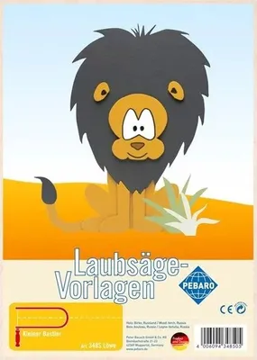 Produktbild von Pebaro Pebaro Figur Sägeplatte Löwe A4