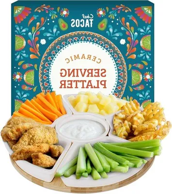 Obrázok produktu pre Keramická miska na taco s priemerom 26 cm na utorok s tacami
